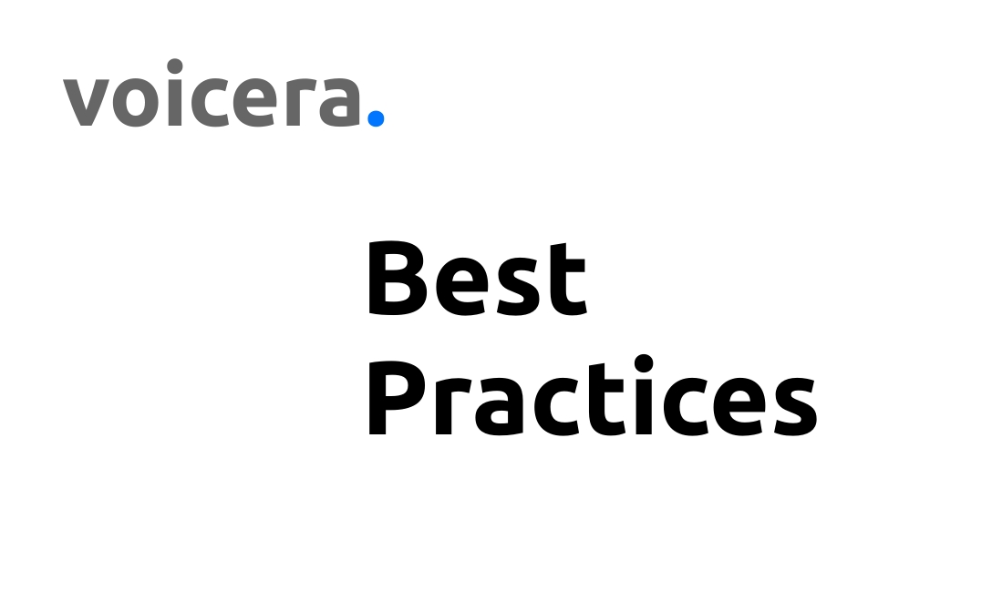 Cover Image for Best practices to use Voicera